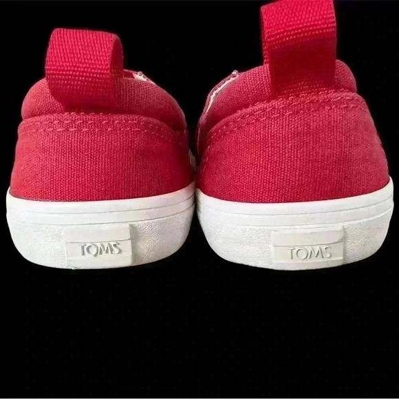 TOMS Girl's Alpargata Fenix Slip-on Sneaker Hot Pink size 11 - Picture 2 of 5